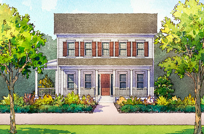 Lily Plan a Saussy Burbank House Drawing near Charleston, SC